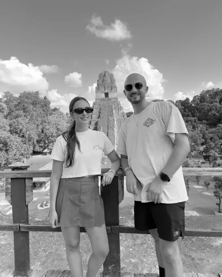 Faye and Liam together in Belize