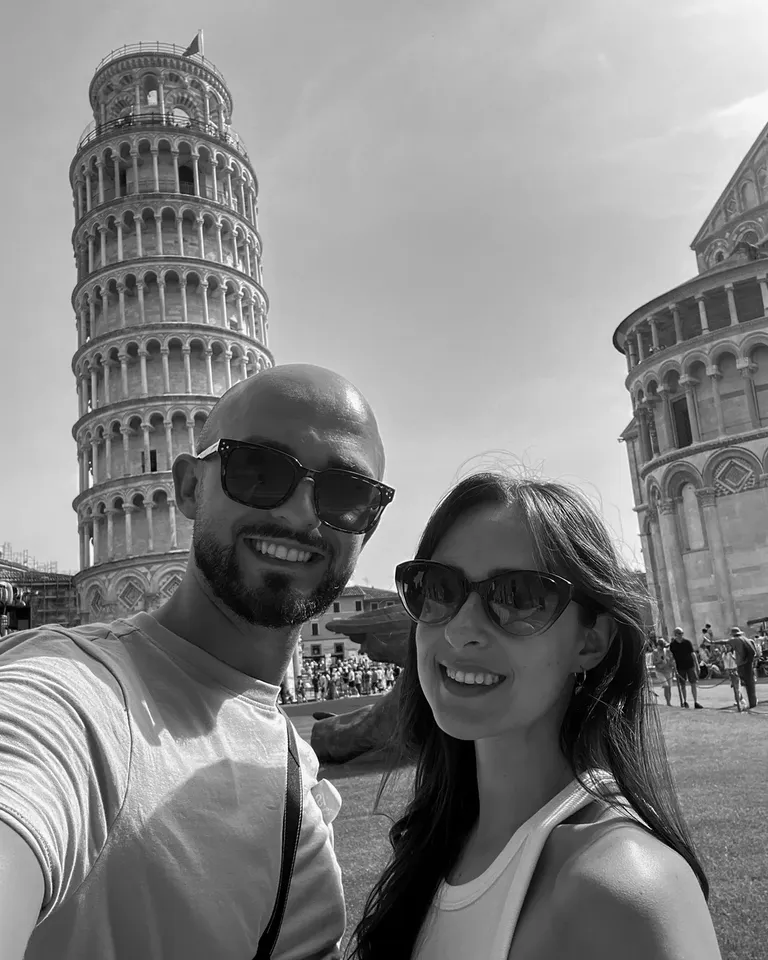 Faye and Liam photo in Italy