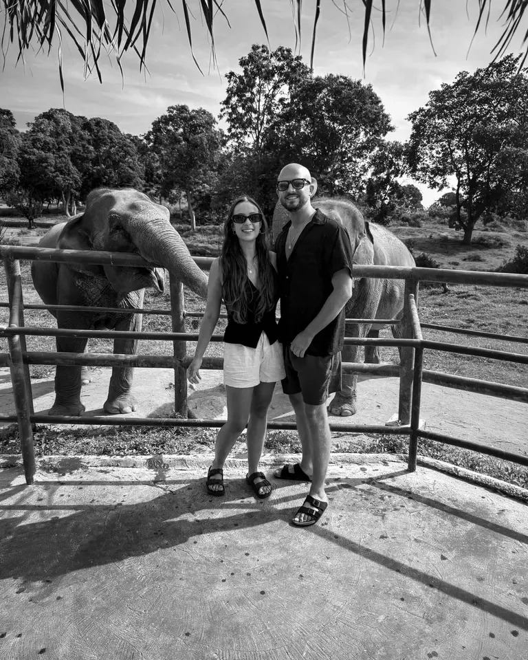 Faye and Liam together in Thailand
