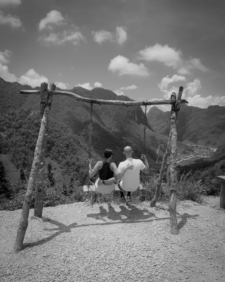 Faye and Liam together in Vietnam