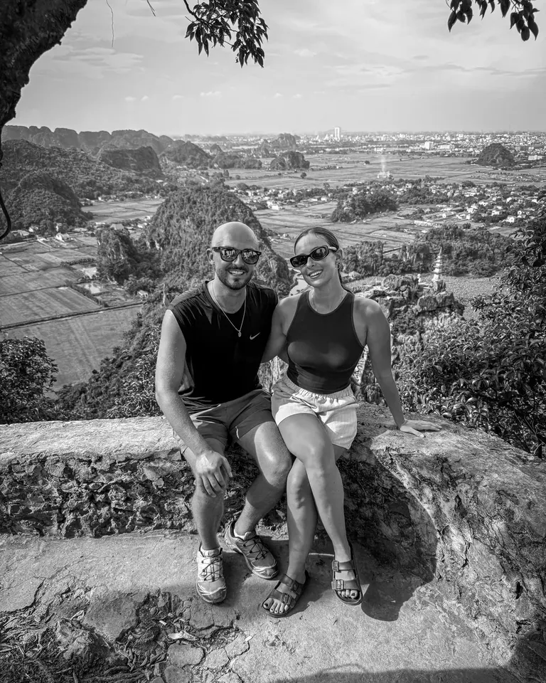 Faye and Liam together in Vietnam