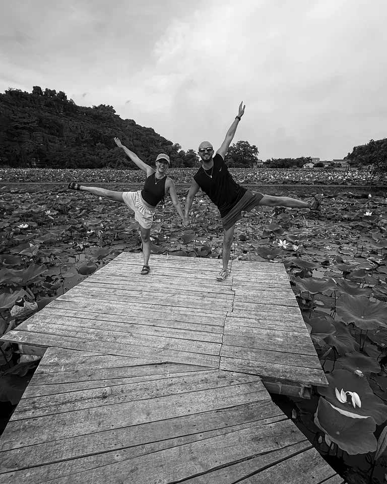 Faye and Liam together in Vietnam