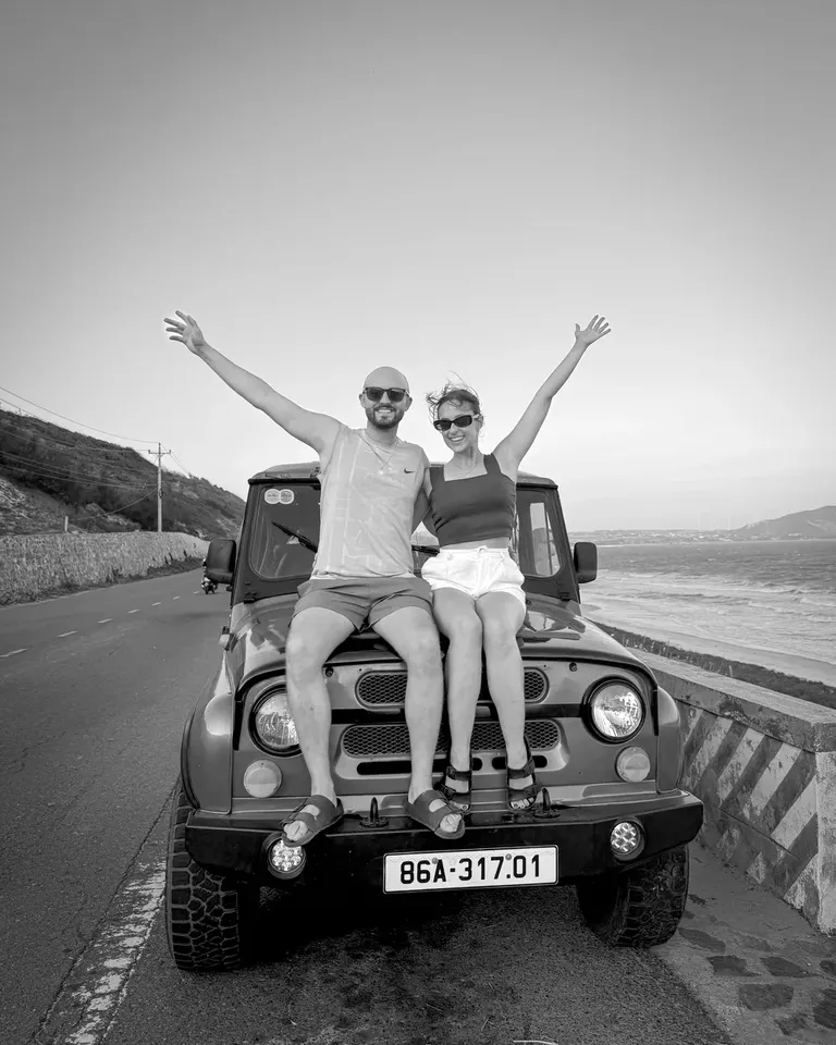 Faye and Liam together in Vietnam