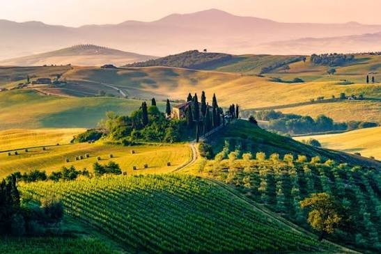 Rolling Tuscan countryside